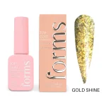 Top Coat Forms Gold Shine 10ml - Imagem 2